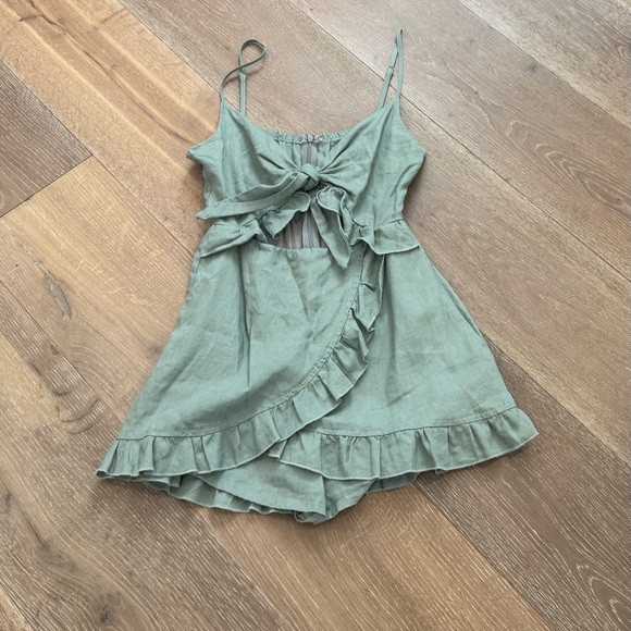 SEEK The Label Light Sage Green Romper - Picture 2 of 10